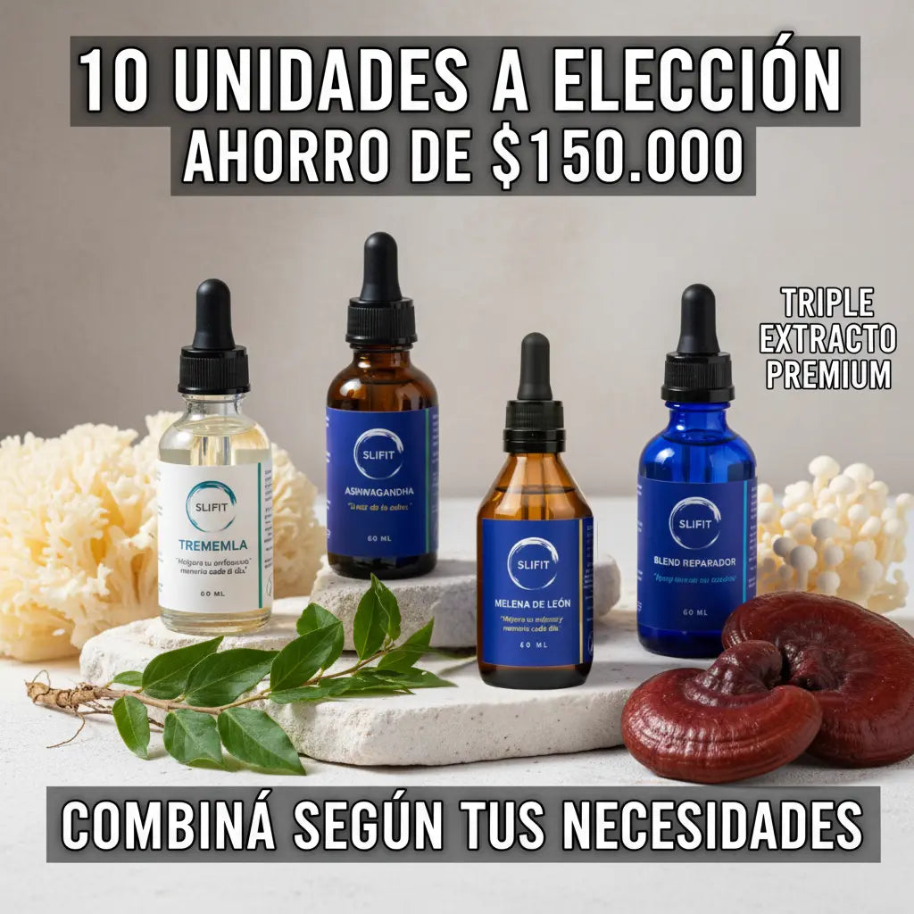 Pack Mayorista adaptógenos triple extracto - precio mayorista SLIFIT