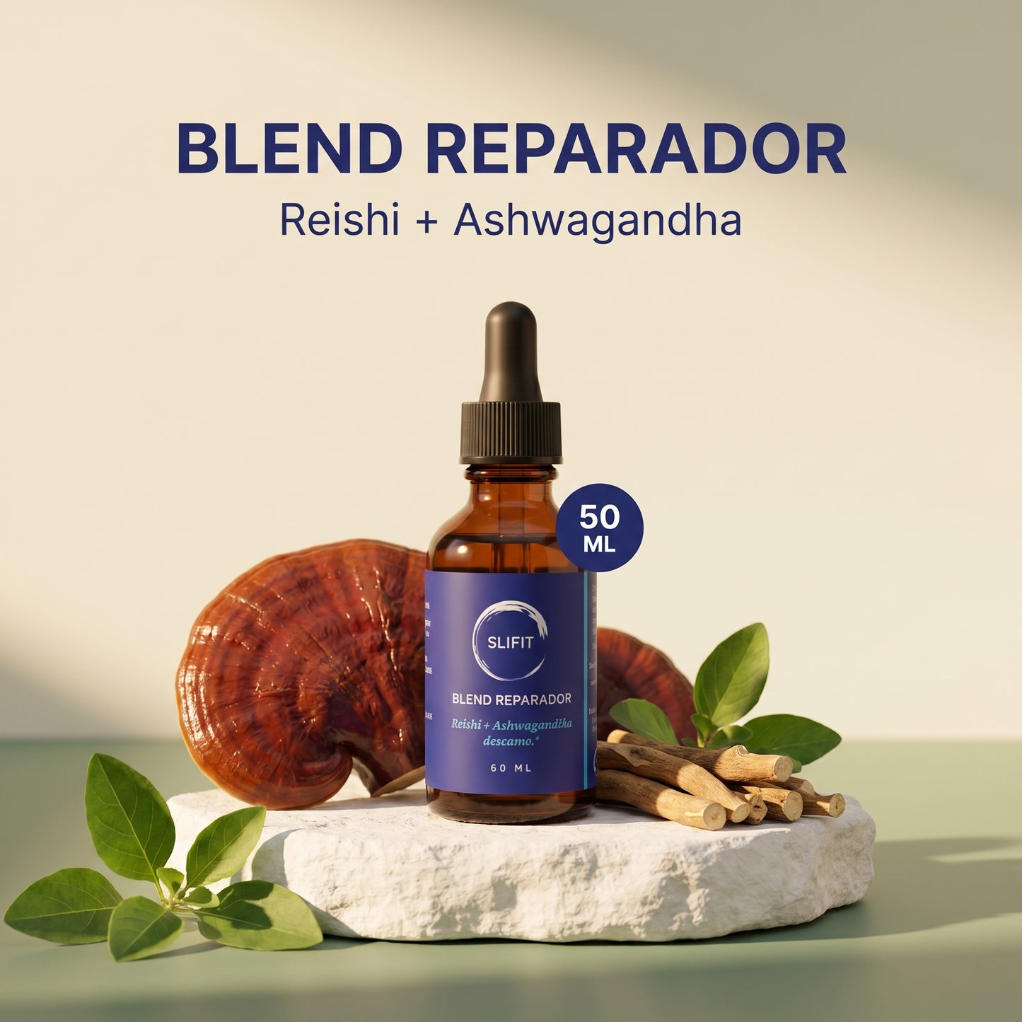 Blend Reparador Reishi + Ashwagandha triple extracto 50ml - SLIFIT