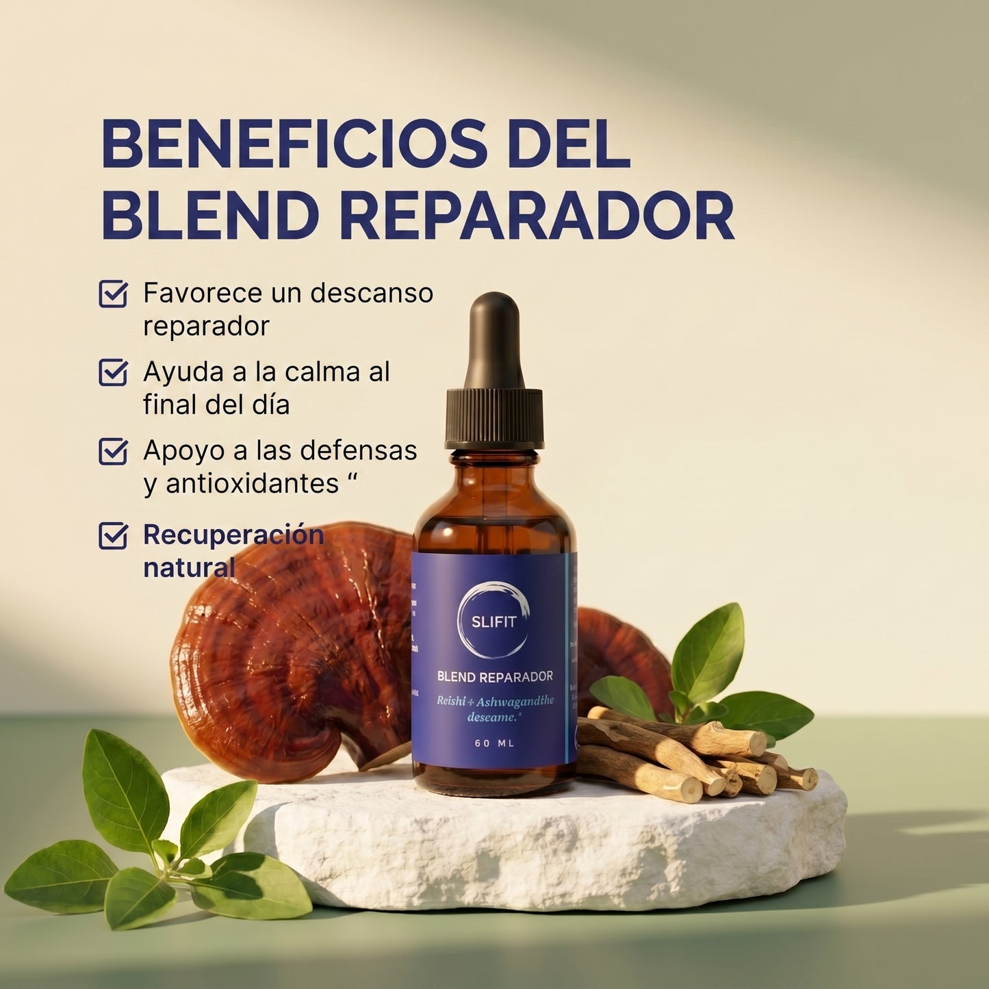 Blend Reishi y Ashwagandha para el descanso profundo - SLIFIT