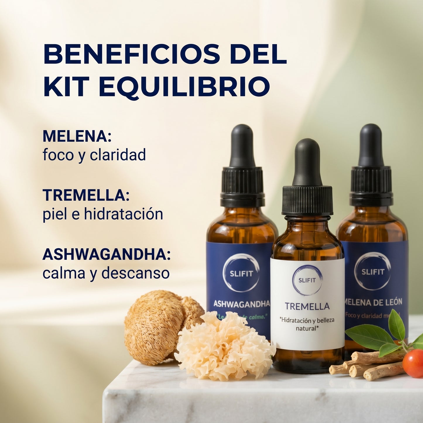 Kit Equilibrio adaptógenos para bienestar integral - SLIFIT