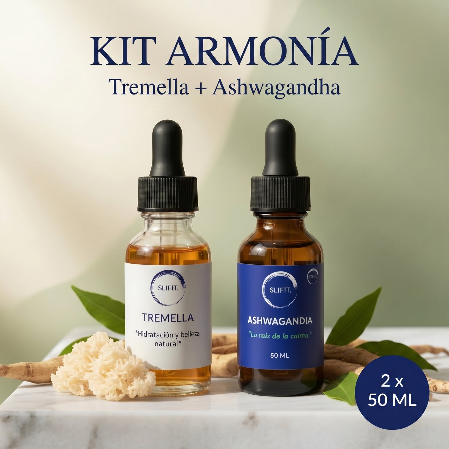 Kit Armonía Tremella + Ashwagandha triple extracto - SLIFIT