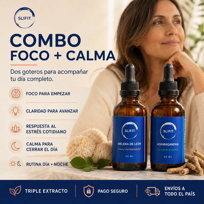 Combo Melena + Ashwagandha · Triple Extracto 50ml