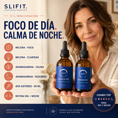 Combo Melena + Ashwagandha · Triple Extracto 50ml
