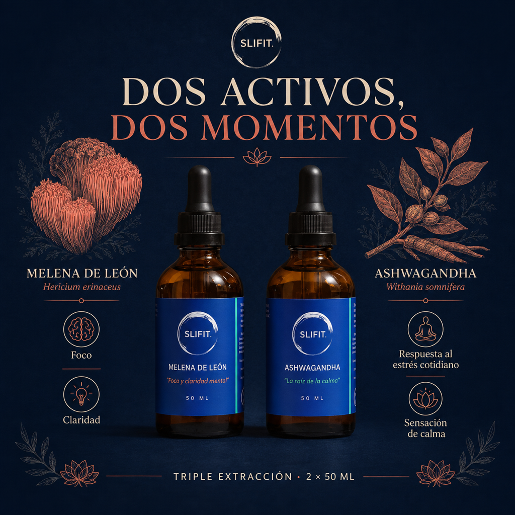 Combo Melena + Ashwagandha · Triple Extracto 50ml