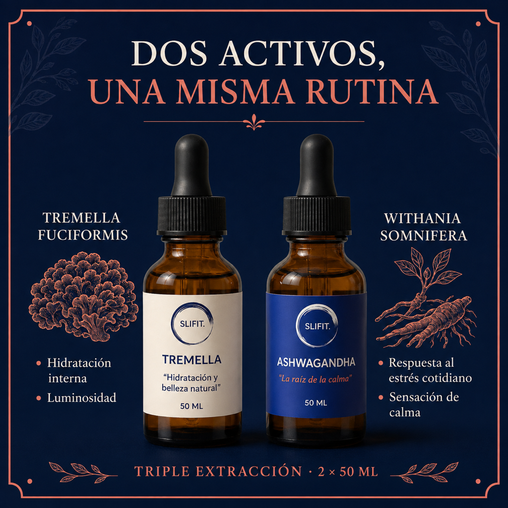 Kit Armonía · Tremella + Ashwagandha · Triple Extracto