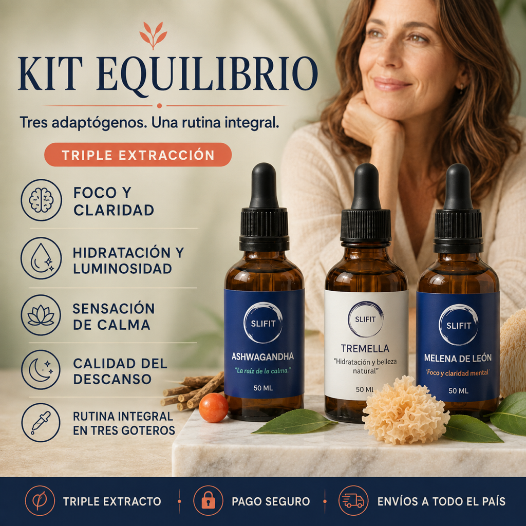 Kit Equilibrio · Melena + Tremella + Ashwagandha