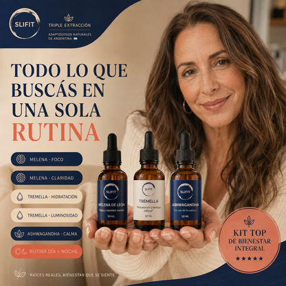 Kit Equilibrio · Melena + Tremella + Ashwagandha