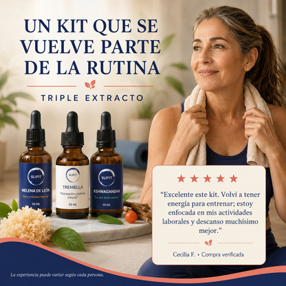 Kit Equilibrio · Melena + Tremella + Ashwagandha