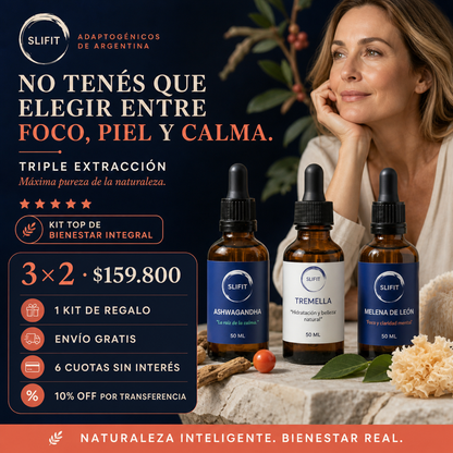 Kit Equilibrio · Melena + Tremella + Ashwagandha