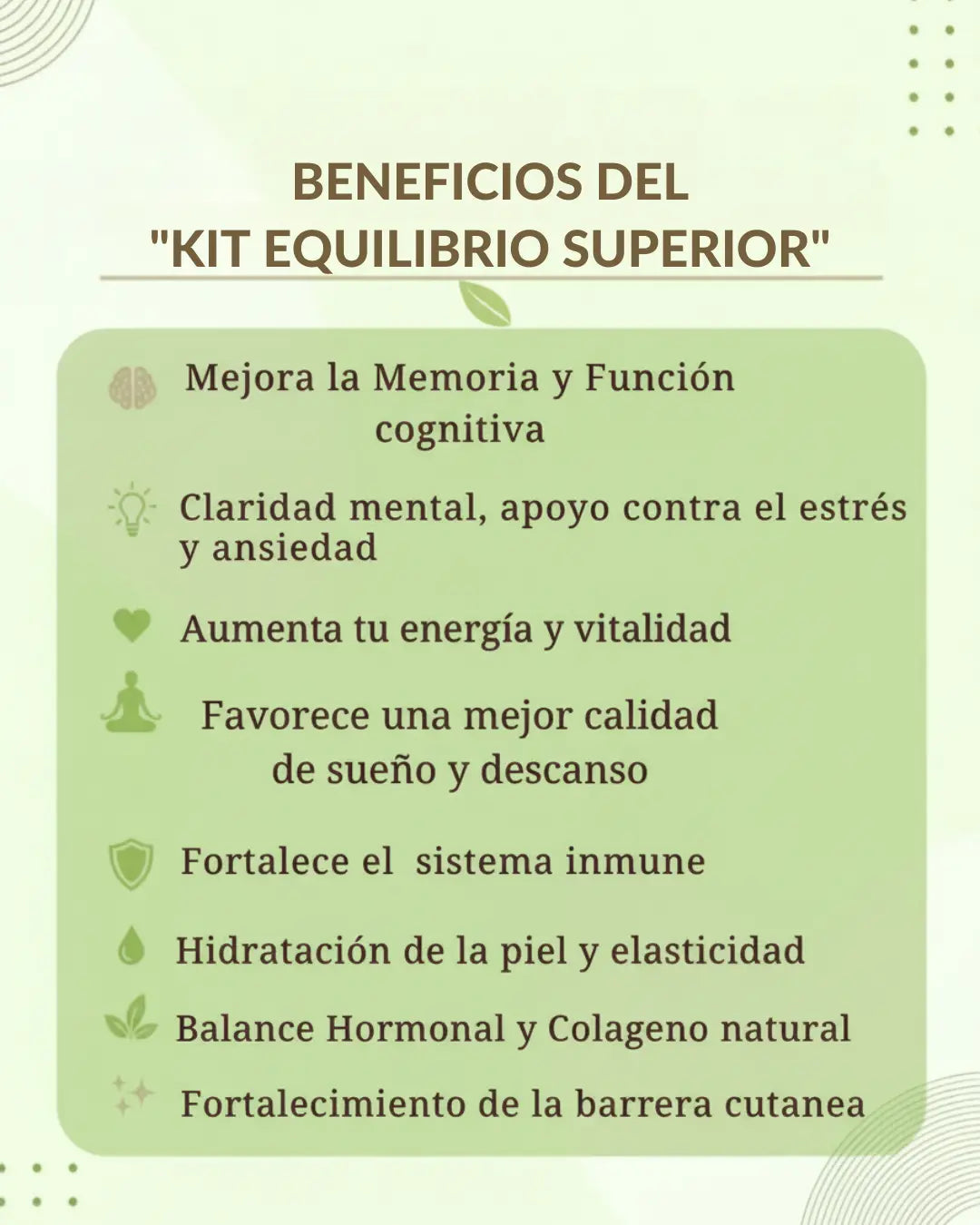 Kit Equilibrio Superior