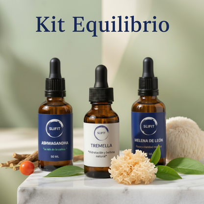 Kit Equilibrio Melena de León + Tremella + Ashwagandha - SLIFIT