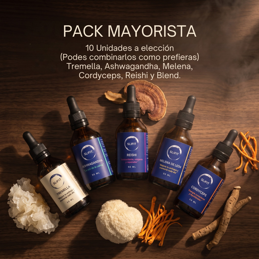 Pack Mayorista 10 extractos de adaptógenos a elección - SLIFIT